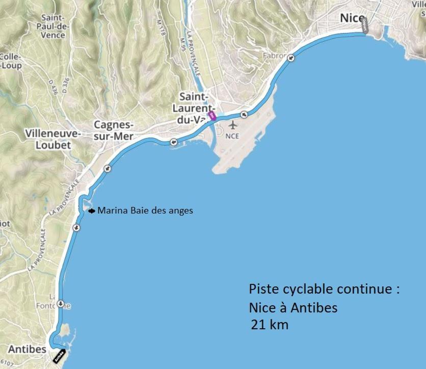 Studio Port Marina - Parking Prive, Climatise Au Ducal Villeneuve-Loubet Eksteriør billede