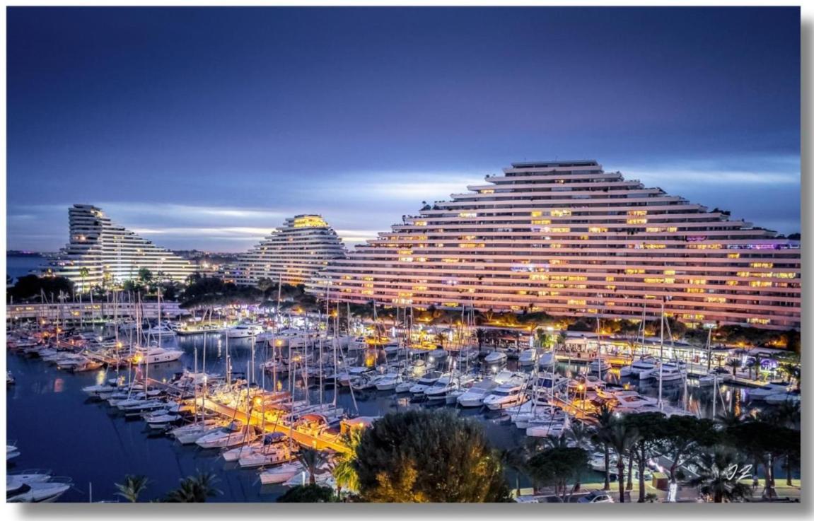 Studio Port Marina - Parking Prive, Climatise Au Ducal Villeneuve-Loubet Eksteriør billede