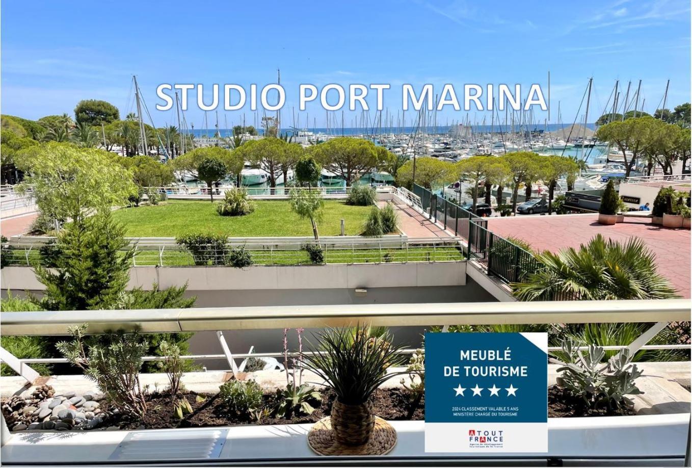 Studio Port Marina - Parking Prive, Climatise Au Ducal Villeneuve-Loubet Eksteriør billede